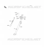 BEQUILLES pour Kawasaki NINJA ZX-12R