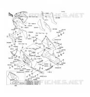 CARENAGE INFERIEUR pour Kawasaki NINJA ZX-12R