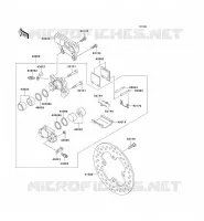 FREIN ARRIERE pour Kawasaki NINJA ZX-12R