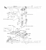 GARDE BOUE pour Kawasaki NINJA ZX-12R
