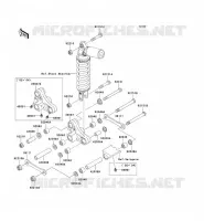 SUSPENSION pour Kawasaki NINJA ZX-12R