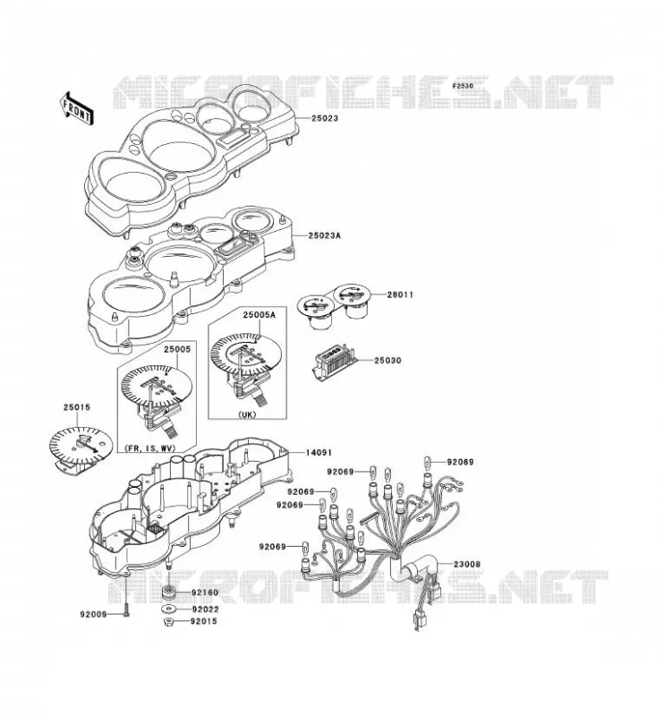 COMPTEURS Kawasaki MOTOS 1200 2002 ZZR1200  ZX1200-C1H