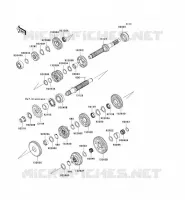 TRANSMISSION pour Kawasaki ZZR1400