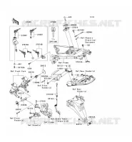 CONTACTEUR SERRURE/R&Eacute;FLECTEUR pour Kawasaki ZZR1400