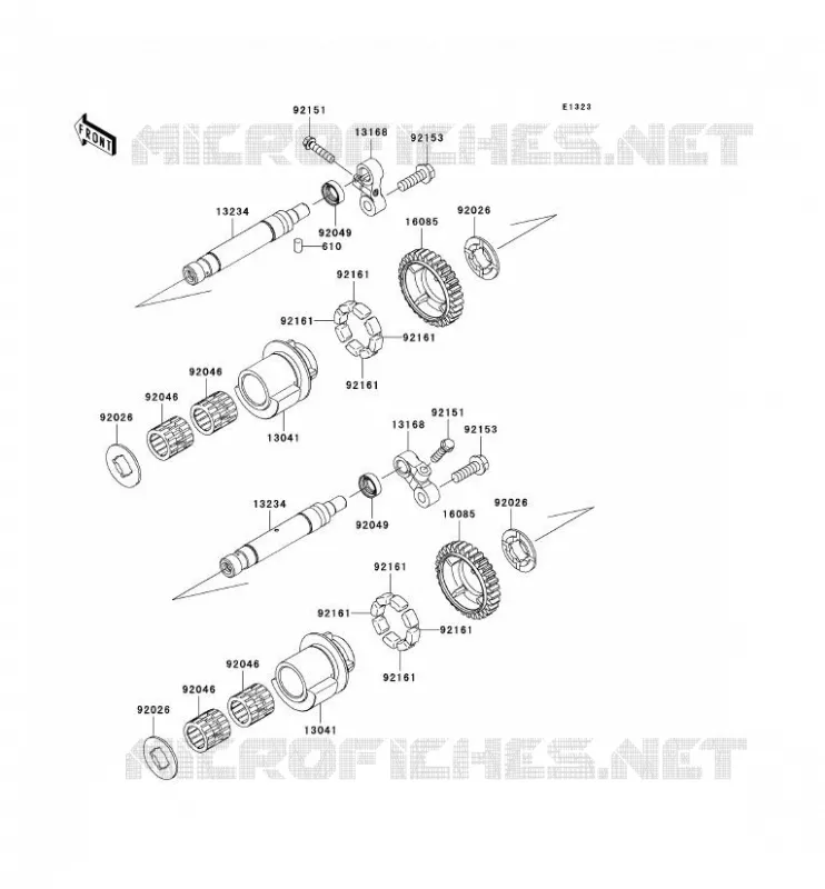 BALANCIER Kawasaki MOTOS 1400 2011 ZZR1400 ABS  ZX1400DBF