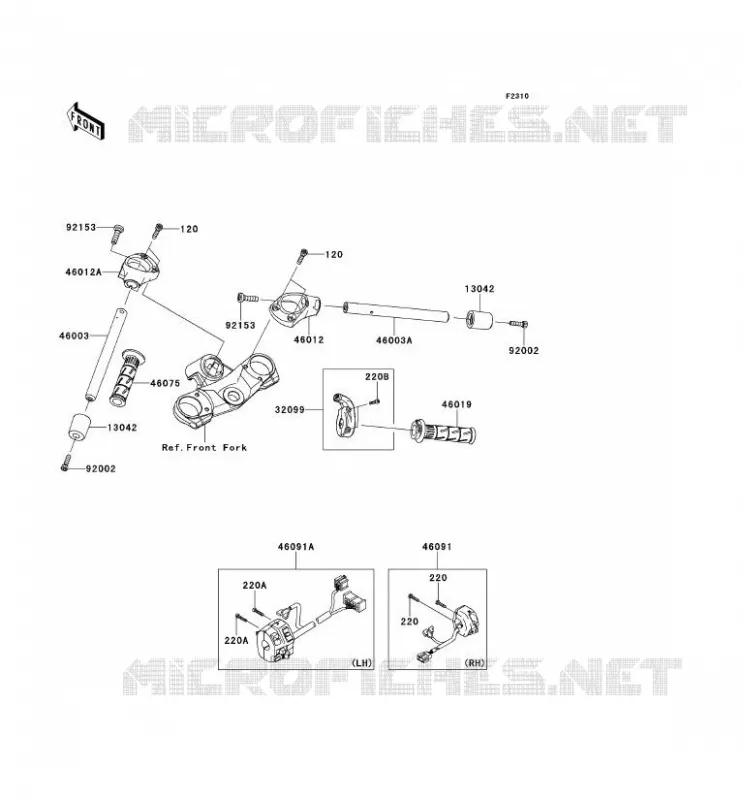 GUIDON Kawasaki MOTOS 1400 2013 ZZR1400  ZX1400EDF