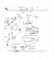 ACCESSOIRE (BEQUILLE CENTRALE) pour Kawasaki ZZR1400