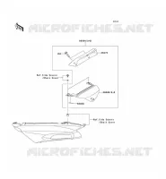 ACCESSOIRE (TAIL GRIP) pour Kawasaki ZZR1400
