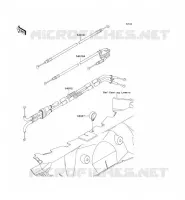CABLES pour Kawasaki ZZR1400