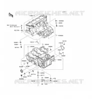 CARTER MOTEUR(S) pour Kawasaki ZZR1400