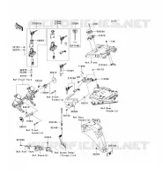 CONTACTEUR SERRURE/R&Eacute;FLECTEUR pour Kawasaki ZZR1400
