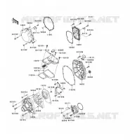 COUVERCLES MOTEUR pour Kawasaki ZZR1400