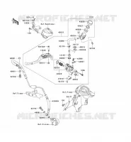 EMBRAYAGE MAITRE CYLINDRE pour Kawasaki ZZR1400