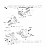 REPOSE PIED pour Kawasaki ZZR1400
