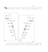 SOUPAPE pour Kawasaki ZZR1400
