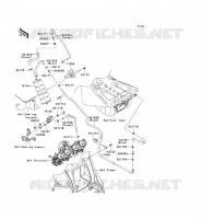 SYSTEME D'EVAPORATION CARBURANT(CA) pour Kawasaki ZZR1400