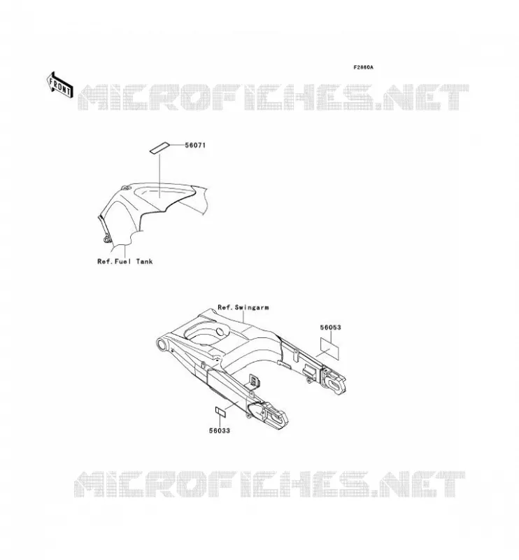LABEL Kawasaki MOTOS 1400 2012 ZZR1400 ABS  ZX1400FCF