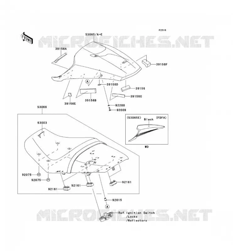 SELLE Kawasaki MOTOS 1400 2013 ZZR1400 ABS  ZX1400FDFA