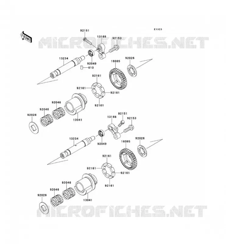 BALANCIER Kawasaki MOTOS 1400 2013 ZZR1400 ABS  ZX1400FDFA