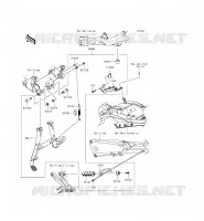 ACCESSOIRE (BEQUILLE CENTRALE) pour Kawasaki ZZR1400 ABS