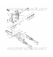 BRAS OSCILLANT pour Kawasaki ZZR1400 ABS