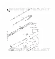 CABLES pour Kawasaki ZZR1400 ABS