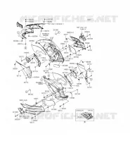 CARENAGE(CENTRALE) pour Kawasaki ZZR1400 ABS