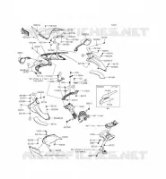 CARENAGE(SUPERIEUR) pour Kawasaki ZZR1400 ABS
