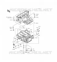 CARTER MOTEUR(S) pour Kawasaki ZZR1400 ABS