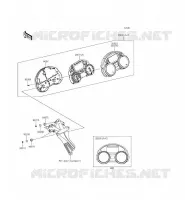 COMPTEURS pour Kawasaki ZZR1400 ABS