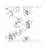 COUVERCLES MOTEUR pour Kawasaki ZZR1400 ABS