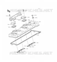 COUVRE CULASSE pour Kawasaki ZZR1400 ABS