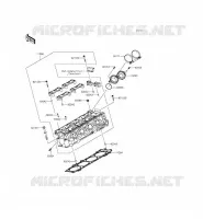 CULASSE pour Kawasaki ZZR1400 ABS