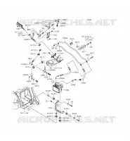 DURITE DE FREIN pour Kawasaki ZZR1400 ABS
