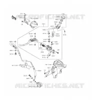 EMBRAYAGE MAITRE CYLINDRE pour Kawasaki ZZR1400 ABS