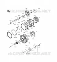 EMBRAYAGE pour Kawasaki ZZR1400 ABS