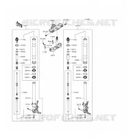 FOURCHE pour Kawasaki ZZR1400 ABS