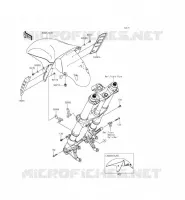 GARDE BOUE AVANT pour Kawasaki ZZR1400 ABS