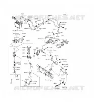 MAITRE CYLINDRE ARRI&Egrave;RE pour Kawasaki ZZR1400 ABS
