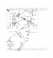 MAITRE CYLINDRE AV pour Kawasaki ZZR1400 ABS