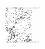 PIECE DE CADRE (COUVERTURE) pour Kawasaki ZZR1400 ABS