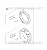 PNEUS pour Kawasaki ZZR1400 ABS
