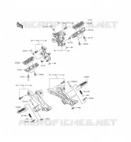 REPOSE PIED pour Kawasaki ZZR1400 ABS