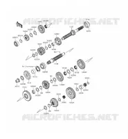 TRANSMISSION pour Kawasaki ZZR1400 ABS