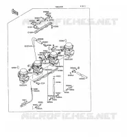 CARBURATEUR pour Kawasaki GPX500R