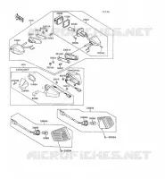 CLIGNOTANTS pour Kawasaki GPX500R