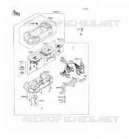 COMPTEURS pour Kawasaki GPX500R
