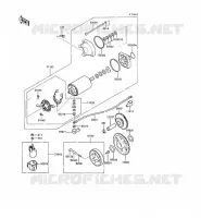 D&Eacute;MARREUR pour Kawasaki GPX500R