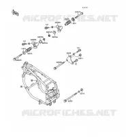PIECE DE CADRE (COUVERTURE) pour Kawasaki GPX500R