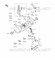 VILEBREQUIN pour Kawasaki GPX500R